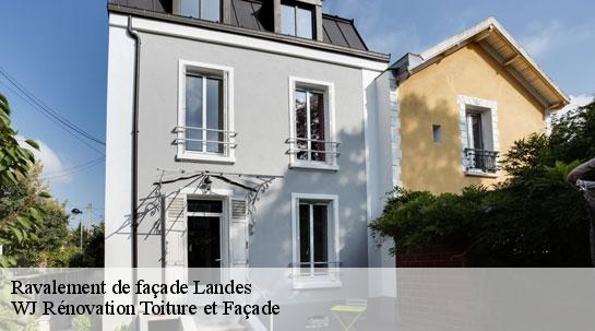 Ravalement de façade 40 Landes WJ Rénovation Toiture et Façade