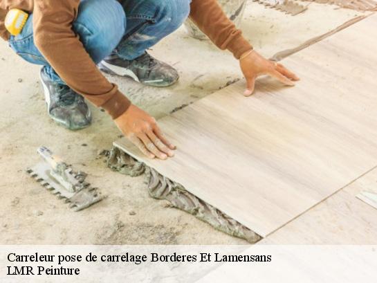 Carreleur pose de carrelage  40270