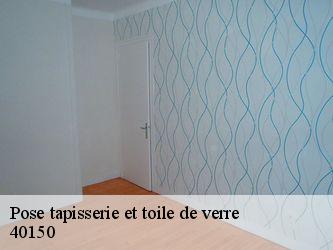 Pose tapisserie et toile de verre  40150