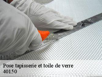 Pose tapisserie et toile de verre  40150