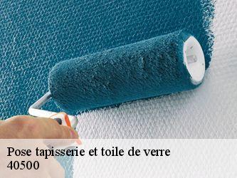 Pose tapisserie et toile de verre  40500