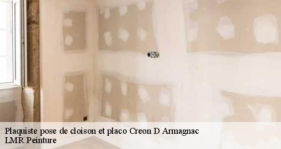 Plaquiste pose de cloison et placo  creon-d-armagnac-40240 LMR Peinture